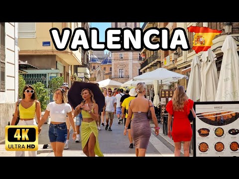 Видео: 🇪🇦[4K] Пешеходная экскурсия по центру ВАЛЕНСИИ - Самые красивые города мира - Испания