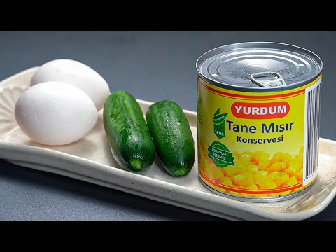 Видео: 5 БЫСТРЫХ САЛАТОВ с кукурузой за 5 минут! Простой салат с кукурузой