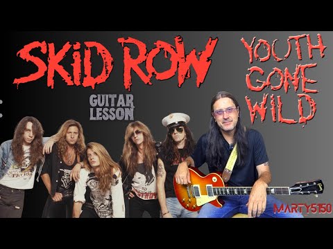 Видео: Как играть песню Youth Gone Wild группы Skid Row — Урок игры на гитаре — Дэйв Сабо — Скотт Хилл