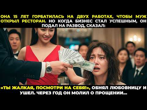 Видео: «Вот тебе твои копейки», — бросил муж жене и ушёл с любовницей. Она взяла деньги и через год…
