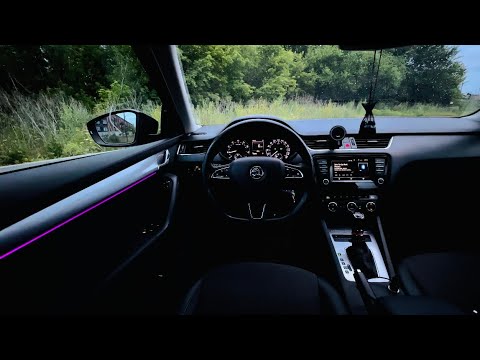 Видео: Контурная подсветка салона на SKODA OCTAVIA A7. Установка Ambient подсветки салона с OZON.