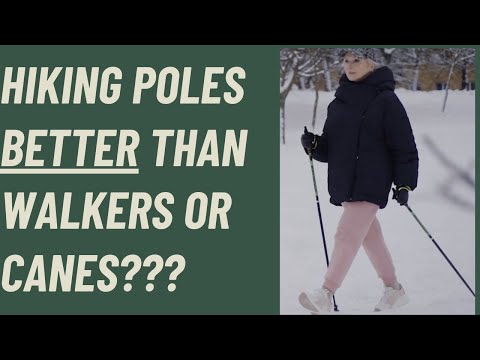 Видео: Трекинговые палки ЛУЧШЕ, чем ходунки или трости?