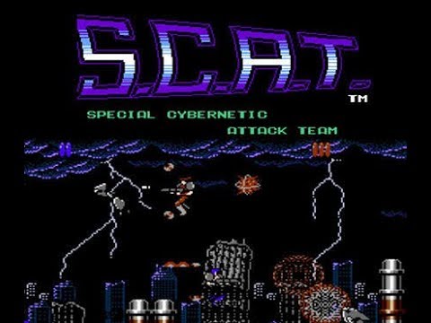 Видео: Полное прохождение денди ( Dendy, Nes ) - S C A T  Special Cybernetic Attack Team / Спец команда