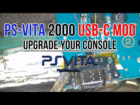 Видео: Установка мода PS-Vita 2000 USB C