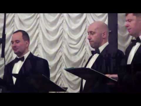 Видео: "Вьюн над водой". Солист - Олег Палкин - Мужской хор "Александр Невский"