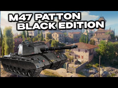 Видео: M47 Patton Black Edition WoT Console PS5 XBOX World of Tanks Modern Armor Он реально фармит