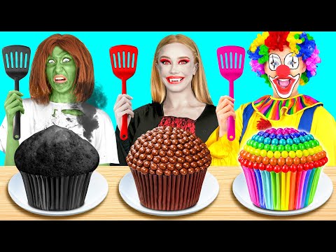 Видео: Кулинарный Челлендж: Вампир vs Клоун vs Зомби | Смешные Челленджи от BaRaDa Challenge