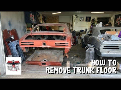 Видео: Снятие пола багажника первого поколения F-body Pontiac Firebird 1968 года