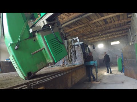 Видео: Переезд в новый гараж | Чуть не уронили станок