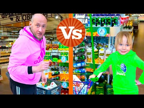 Видео: ФЁДОР vs ПАПА. ОРАНЖЕВЫЕ vs БЕЛЫЕ ПОКУПКИ.