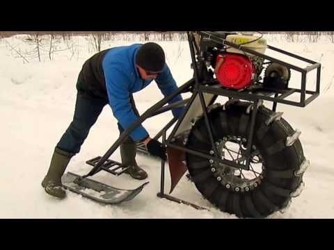 Видео: Снегоход-каракат_2_____г Кострома