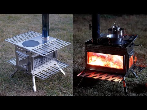 Видео: Изготовление кемпинговой дровяной печи и первый прожиг - проект M-Stove V2, часть 1