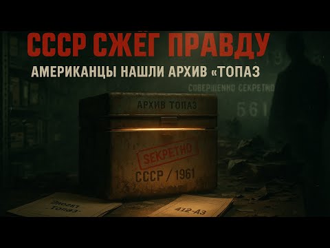 Видео: АМЕРИКАНЦЫ НАШЛИ ТО, ЧТО СССР ПЫТАЛСЯ СЖЕЧЬ | Архив “Топаз”