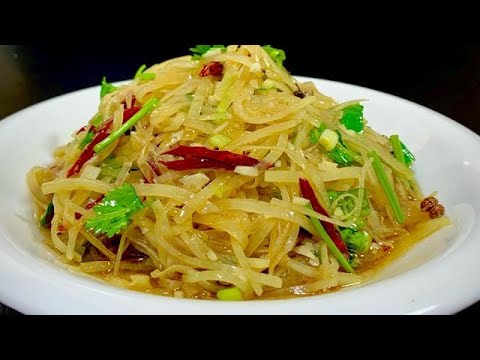 Видео: Холодные картофельные ломтики - лучший способ поесть, шаги подробно описаны, горячие, кислые и