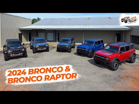 Видео: Что поменялось в 2024 Ford Bronco и Ford Bronco Raptor: новые цвета, цены, комплектация и опции