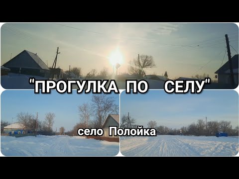 Видео: "ПРОГУЛКА ПО СЕЛУ".село Полойка 6 февраля 2024 год.