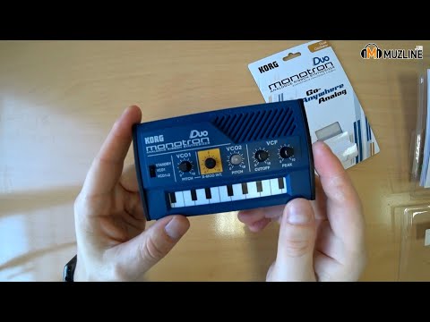 Видео: Синтезатор Korg Monotron Duo Обзор/Демонстрация/Распаковка/Overview/Demonstration/Unpacking