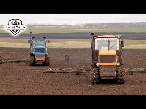 Видео: Закрытие влаги на двух гусеничных тракторах ВТГ-90 и Агромаш-90ТГ!