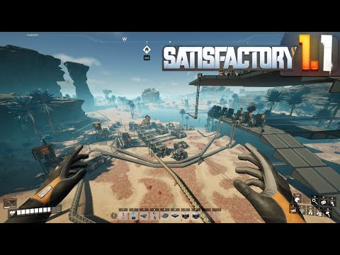 Видео: Прохождение Satisfactory. Серия 2. Начинаем строить главный завод