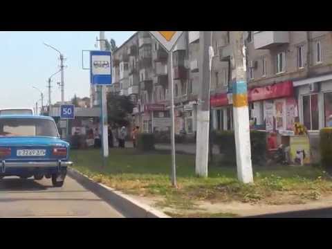 Видео: Вольногорск. Вид с видеорегистратора.