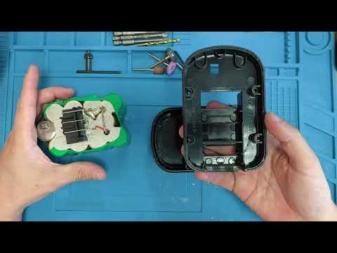 Видео: Переделка аккумулятора шуруповерта Black&Decker HP146F2K 14,4V с Ni-Cd на Li-ion