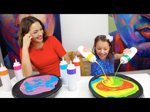 Видео: Блинный Челлендж на 8 Марта Что Устроила Вика Pancake Art Challenge / Вики Шоу