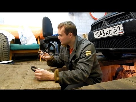 Видео: Сидим в гараже. Mitsubishi Lancer X. Ремонт выхлопной системы. + новости о Пассатике.