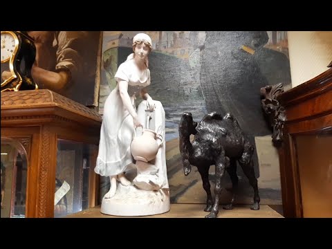 Видео: АНТИКВАРНЫЙ МАГАЗИН В МОСКВЕ НА БЕГОВОЙ #антикварныйфарфор#антикварная мебель#картины#подсвечники#
