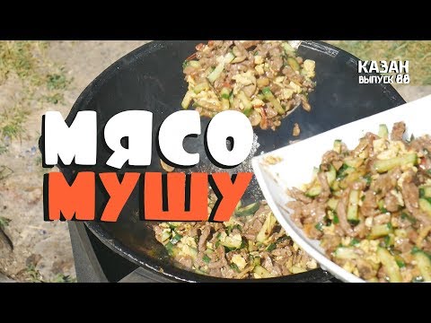 Видео: МЯСО МУШУ В КАЗАНЕ НА КОСТРЕ
