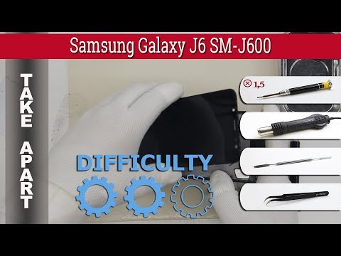 Видео: Как разобрать 📱 Samsung Galaxy J6 SM-J600 Разборка и ремонт