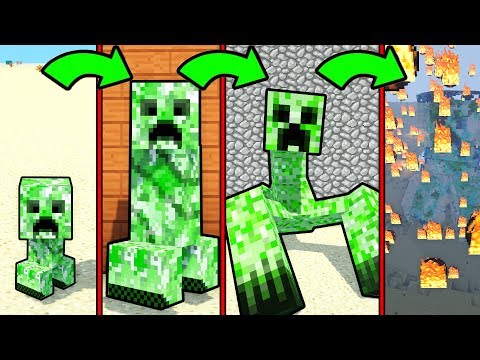 Видео: КАК МЕНЯЛСЯ КРИПЕР МАЛЮТКА И ЕГО ЖИЗНЕННЫЙ ЦИКЛ В МАЙНКРАФТ ~ ЭВОЛЮЦИЯ КРИПЕРА В MINECRAFT CREEPER