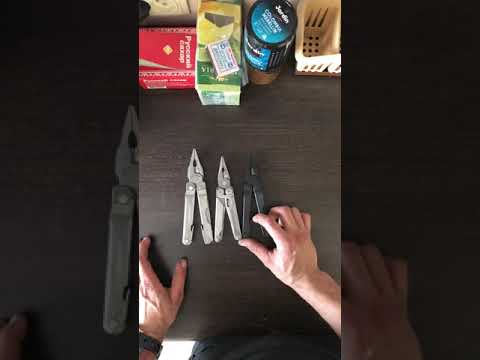 Видео: Сравнение мультитулов Leatherman Rebar, Super Tool 300, Wave+
