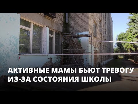 Видео: Активные мамы из села Подлесное бьют тревогу из-за состояния школы