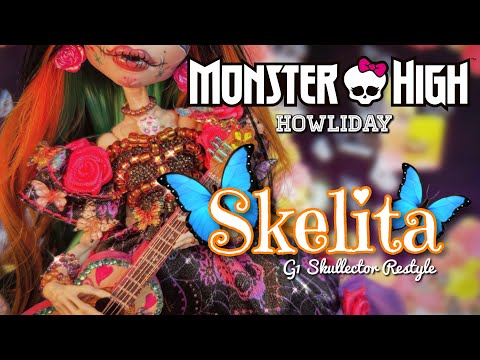 Видео: Monster High: Рестайл Хоулидей Скелиты - Куклы Эмбер