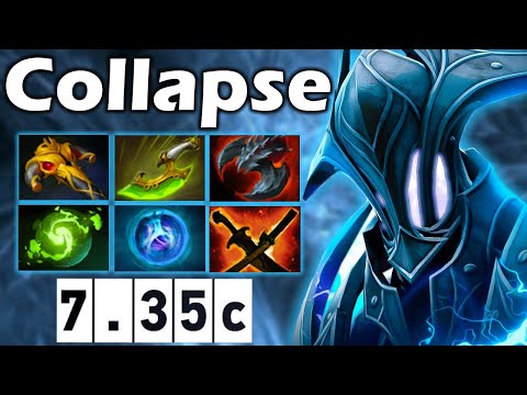 Видео: Коллапс на Разоре через Статик Линк. Куча Урона! - Collapse Razor 7.35 DOTA 2