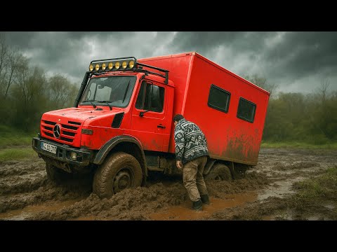 Видео: НАС ПОХОРОНИЛИ В БОЛОТЕ С КАРАВАНОМ ГРУЗОВИКОВ