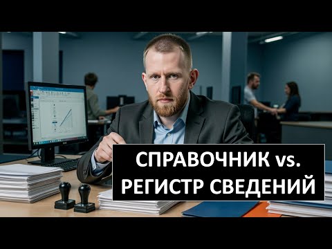 Видео: Справочник vs Регистр сведений в 1С: Что выбрать и почему?