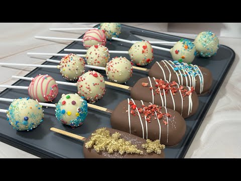 Видео: Кейк попси Рецепт Приготування кейк попсів