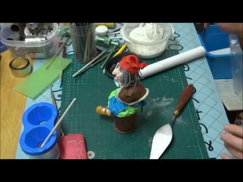 Видео: Мк Баба Яга из мастики  ч 3