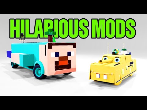 Видео: Уморительные моды BeamNG