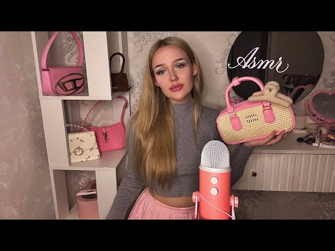 Видео: асмр что в моей зимней сумочке? 🩶👛🪽