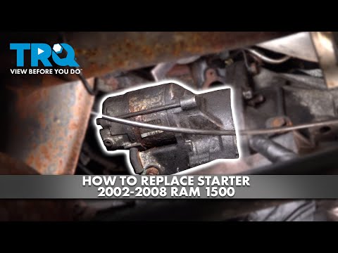 Видео: Как заменить стартер на Dodge Ram 1500 2002-2008 годов