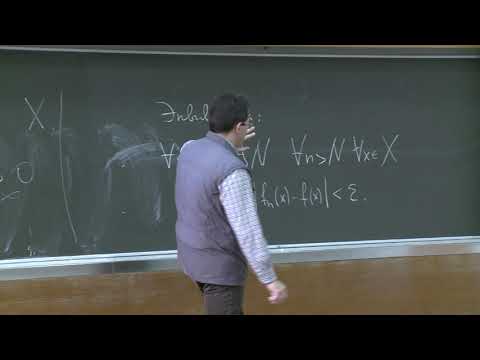 Видео: Шапошников С. В. - Математический анализ III - 10. Равномерная сходимость несобственных интегралов