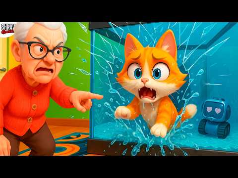 Видео: КОТ ПРОТИВ АКВАРИУМА! Кто победит — вода или шерсть? I Am Cat VR / часть 48 /