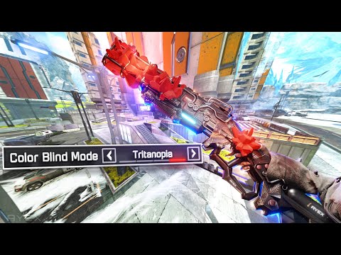 Видео: НОВЫЙ режим для дальтоников Tritanopia = Лучшая видимость в Apex Legends