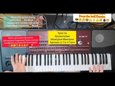 Видео: 2.Урок за Хроматизми Арпежи от 3 и 4 тона