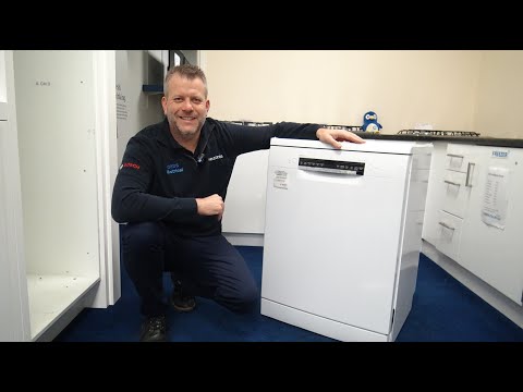 Видео: Отдельно стоящая посудомоечная машина Bosch SMS4EMW06