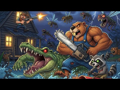 Видео: SWAMP ATTACK 2025 ЧАСТЬ 4 Обновление! Охота на ЗОМБИ Зверей (НОВАЯ ИГРА) Атака на Болото Прохождение