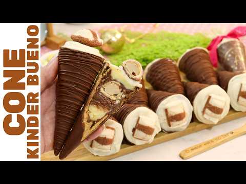 Видео: МЯГКИЙ КОНУС KINDER BUENO, БЕСТСЕЛЛЕР НА ПАСХУ! Легко и очень выгодно! ГНЕЗДО И НУТЕЛЛА