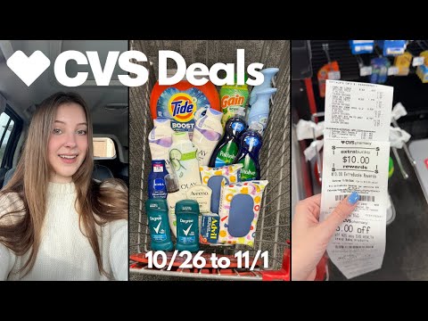 Видео: Бесплатные и выгодные купоны CVS на этой неделе | с 26 октября по 1 ноября